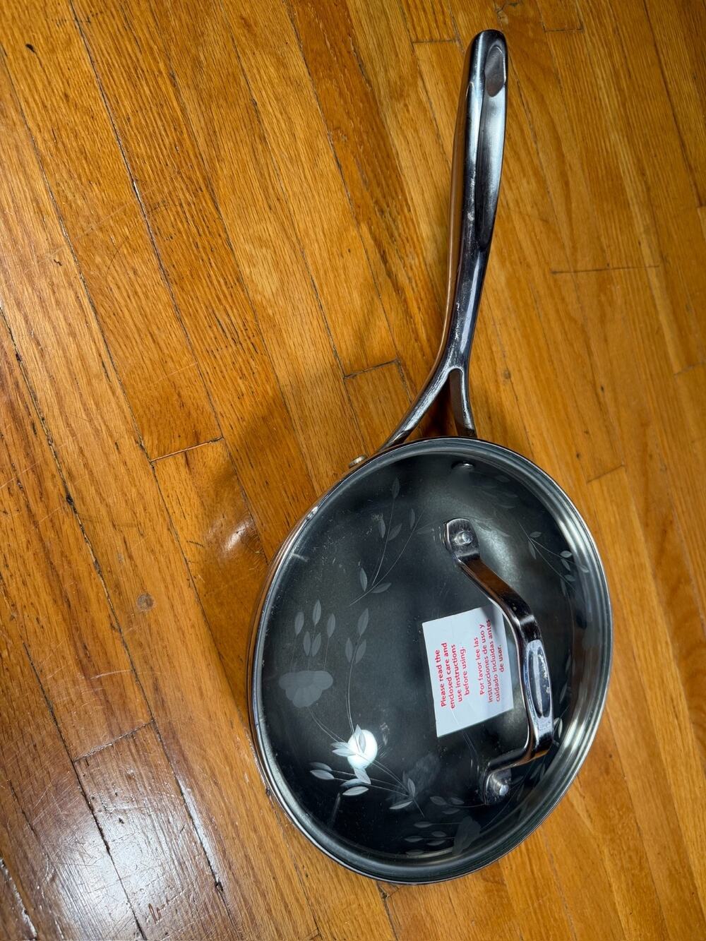Princess House Culinario Series 9-Inch Nonstick Skillet with Etched Glass Lid